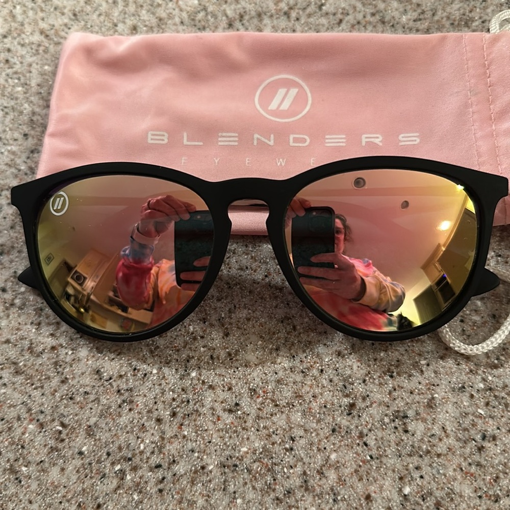 Blenders Rose Gold Sunglasses